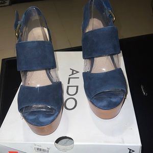 Aldo maximoa-5 platform suade heels